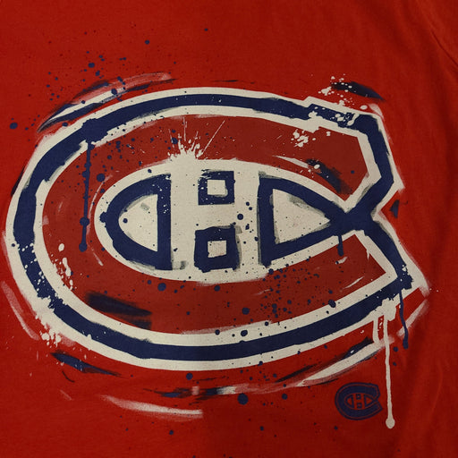 Montreal Canadiens NHL Outerstuff Youth Red Logo Marked Long-sleeve Shirt