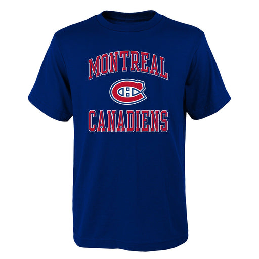 Montreal Canadiens NHL Outerstuff Youth Royal Blue Ovation Basic T-Shirt