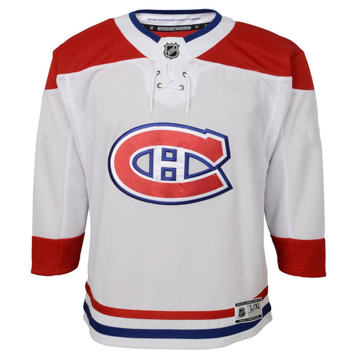 Montreal Canadiens NHL Outerstuff Youth White Premier Jersey