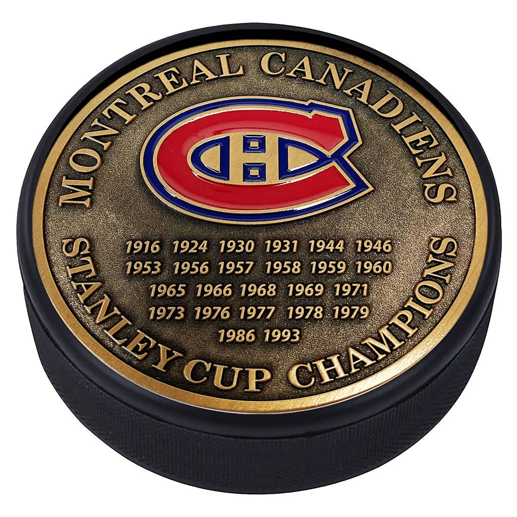 Palet (Puck) Commémoratif 23e Coupe Stanley Des Canadiens De Montréal 1985-86 - Édition Rare