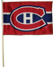 Montreal Canadiens NHL TSV 12"x18" Team Logo Stick Flag