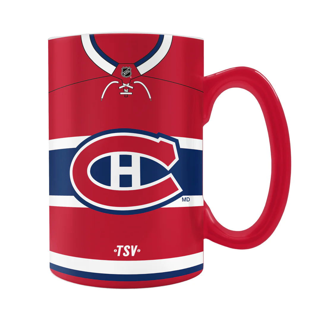 Montreal Canadiens NHL TSV 20oz Team Uniform Sculpted Mug