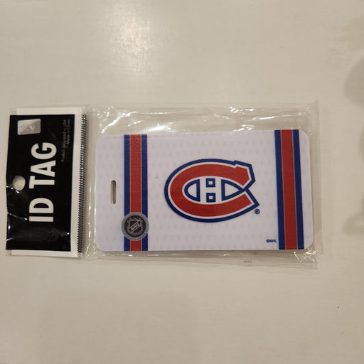 Montreal Canadiens NHL TSV White Luggage ID Tag