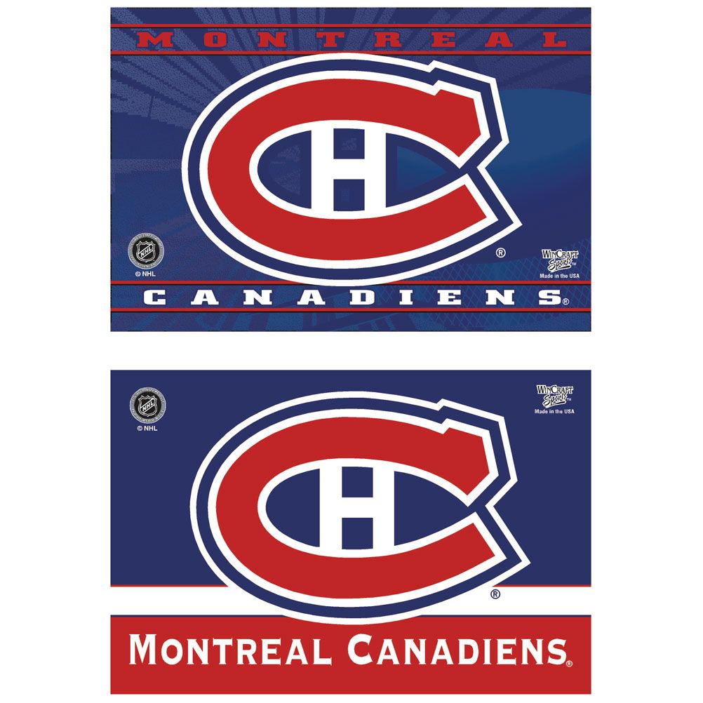 Montreal Canadiens NHL WinCraft 2 Pack 2"x3" Rectangle Team Magnet