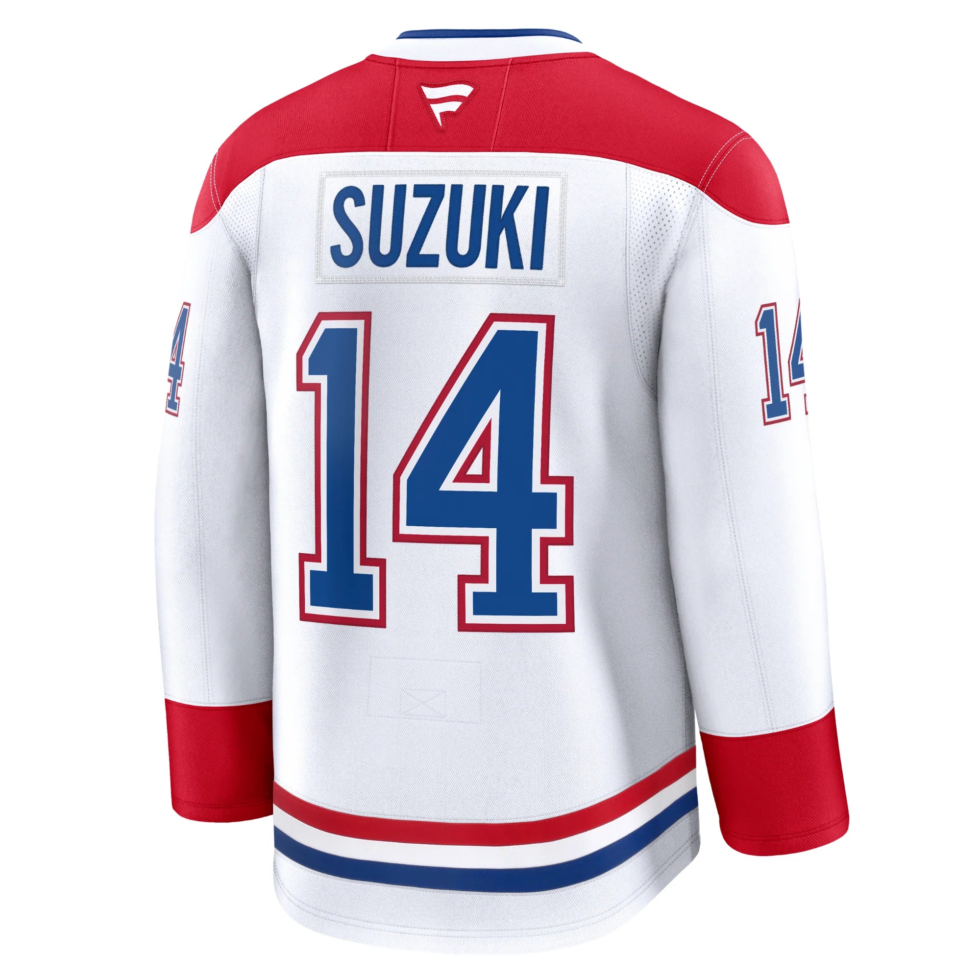 Nick Suzuki Montreal Canadiens NHL Fanatics Branded Men's White Pro-Stitched Premium Jersey