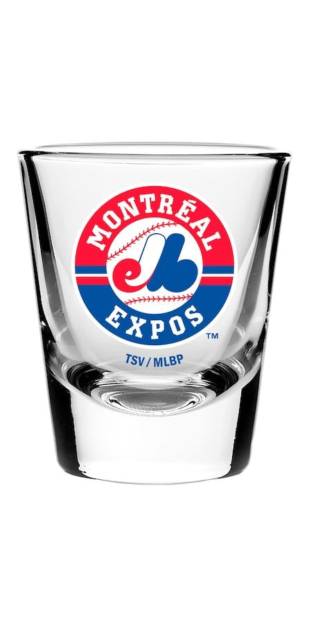 Verre à shot rond 2oz MLB TSV des Expos de Montréal