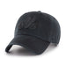 Montreal Expos MLB 47 Brand Men's Black on Black Clean Up Adjustable Hat