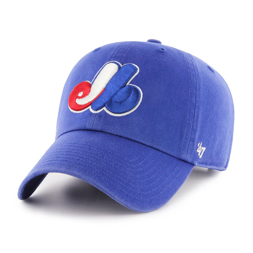 Montreal Expos MLB 47 Brand Men's Royal Blue Clean Up Adjustable Hat