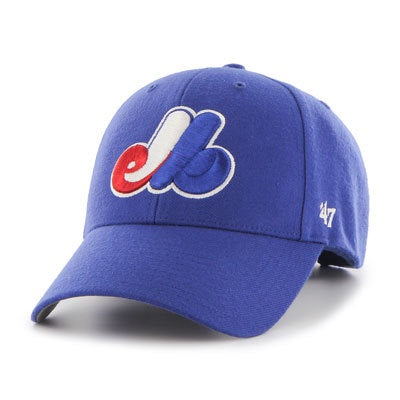 Montreal Expos MLB 47 Brand Men's Royal Blue MVP Adjustable Hat