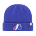 Montreal Expos MLB 47 Brand Men's Royal Blue Raised Cuff Knit Hat