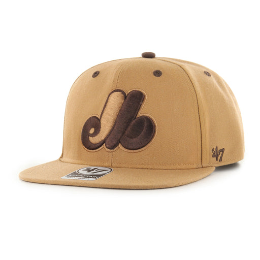 Montreal Expos MLB 47 Brand Men's Toffee Captain Snapback