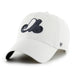 Montreal Expos MLB 47 Brand Men's White/Charcoal White Noise Clean Up Adjustable Hat