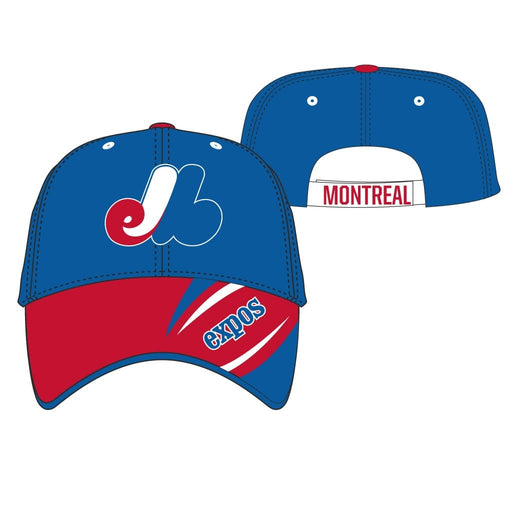 Montreal Expos MLB 47 Brand Youth Navy/Red Baloo MVP Adjustable Hat
