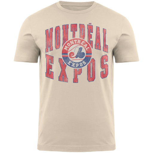 Montreal Expos MLB Bulletin Men's Beige Cooperstown The Natural T-Shirt M