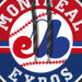 Montreal Expos MLB Bulletin Men's Charcoal 1992-2004 Cooperstown Express Twill Logo Hoodie