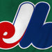 Montreal Expos MLB Bulletin Men's Green Cooperstown Express Twill Logo Hoodie