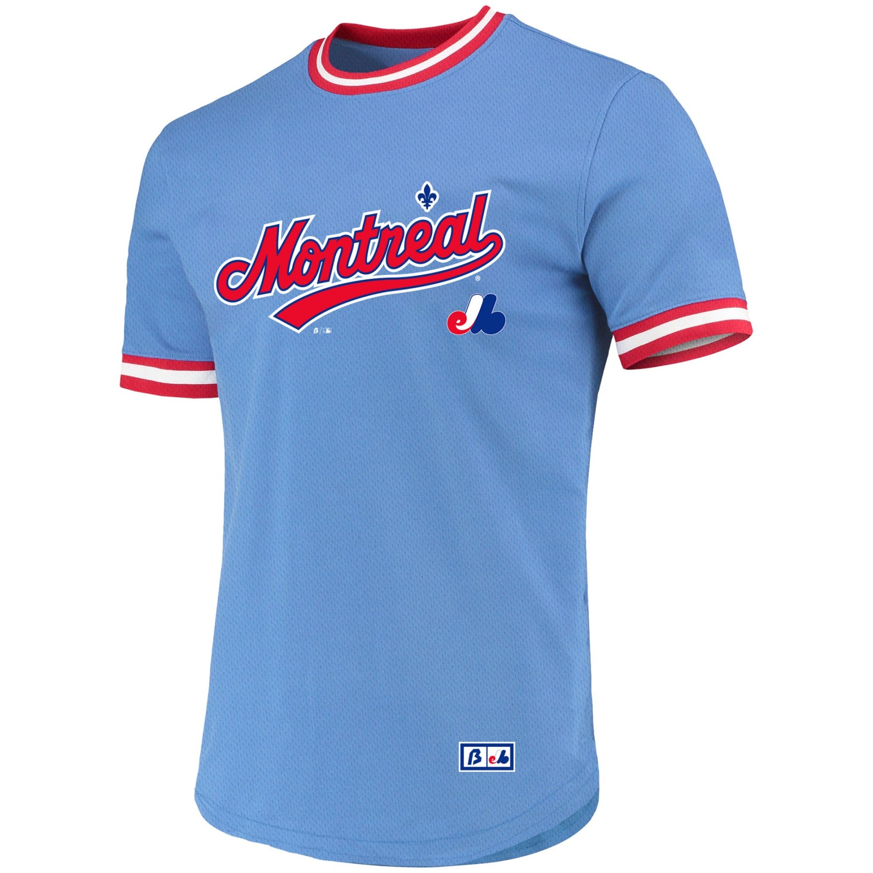 Montreal Expos MLB Bulletin Men's Light Blue Curveball T-Shirt