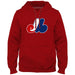 Montreal Expos MLB Bulletin Men's Red Cooperstown Express Twill Logo Hoodie