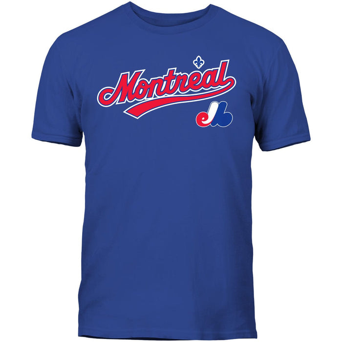 Youth Montreal Expos Royal Blue Cooperstown T-Shirt