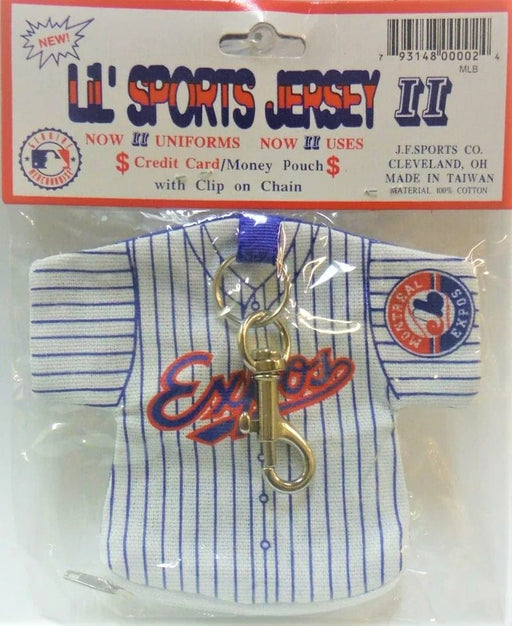 Montreal Expos MLB JF Sports Uniform Coin & Card Pouch