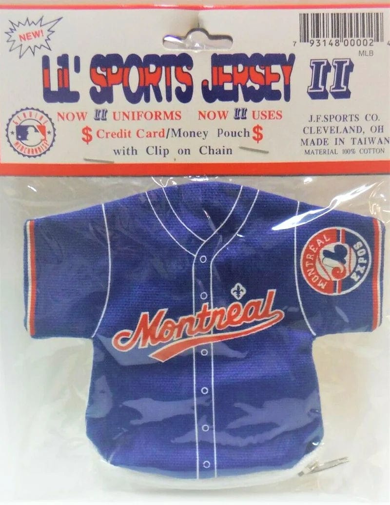 Montreal Expos MLB JF Sports Uniform Coin & Card Pouch