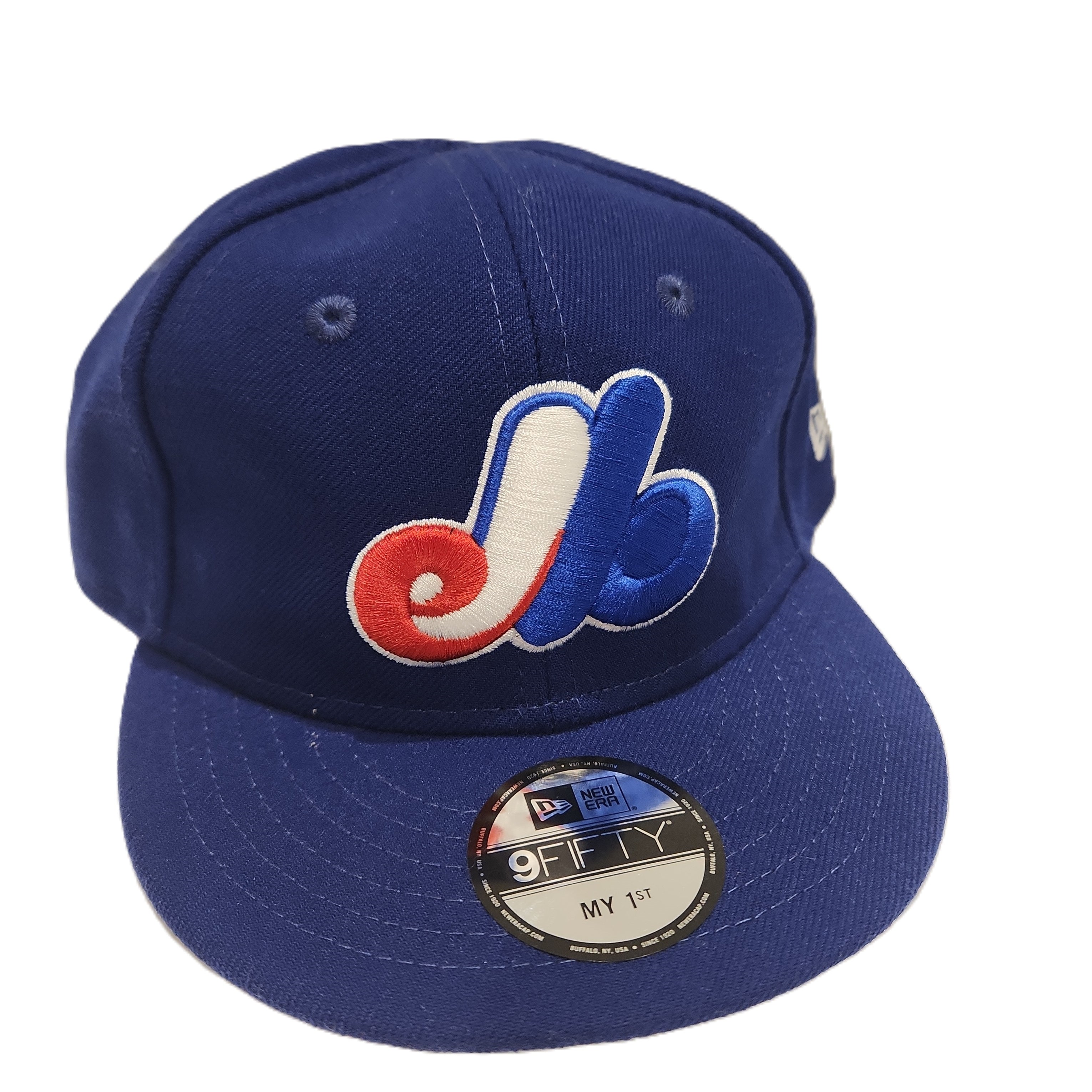 Casquette Snapback 9Fifty My 1st pour bébé des Expos de Montréal MLB New Era bleu royal