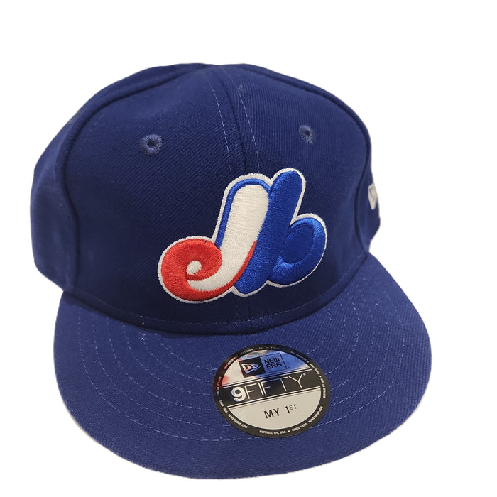 Montreal Expos MLB New Era Infant Royal Blue 9Fifty My 1st Cap Adjustable Hat