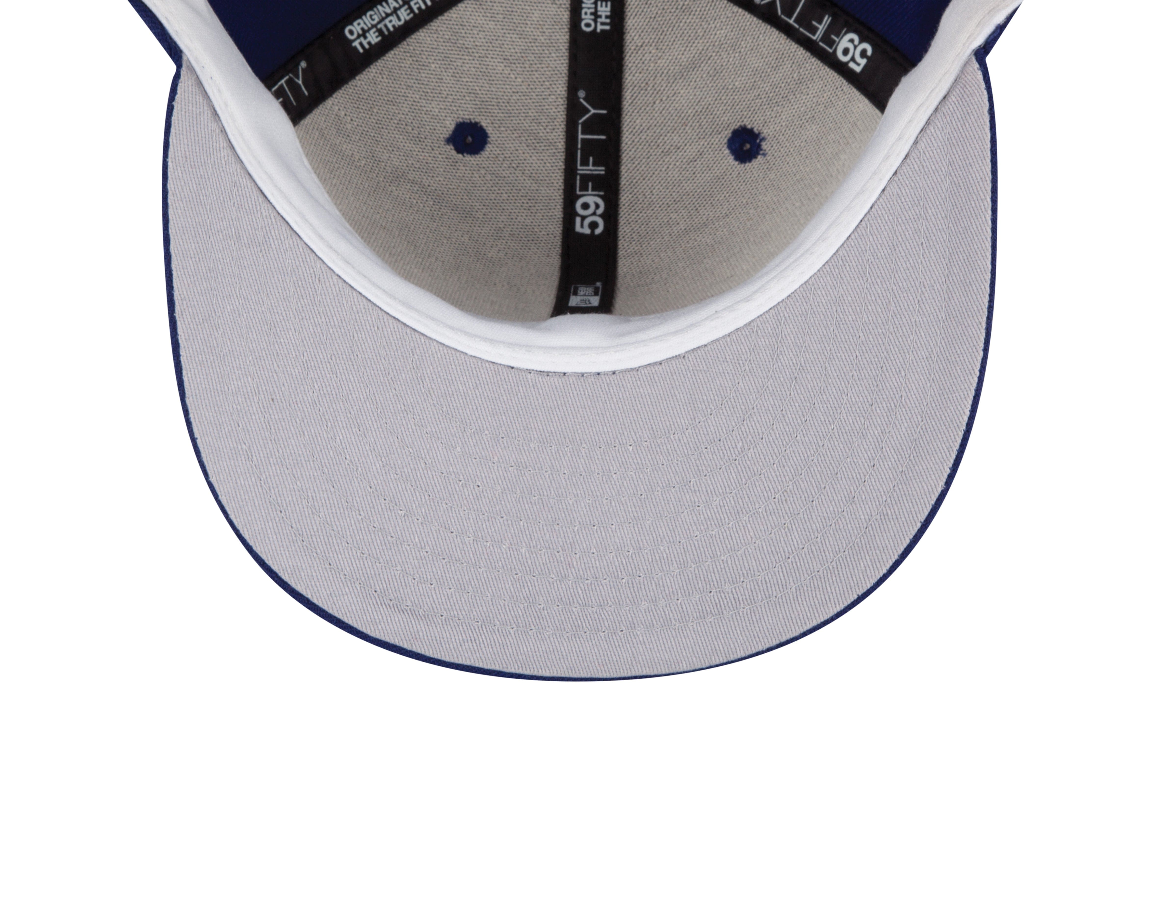 Montreal Expos MLB New Era Men's Dark Royal 59Fifty Authentic Game Fitted Hat