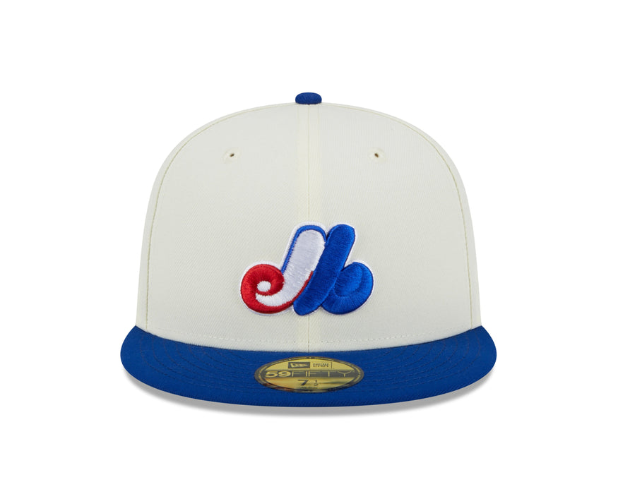 Montreal Expos MLB New Era Men's Off-White 59Fifty 1982 Cooperstown All Star Game Fitted Hat