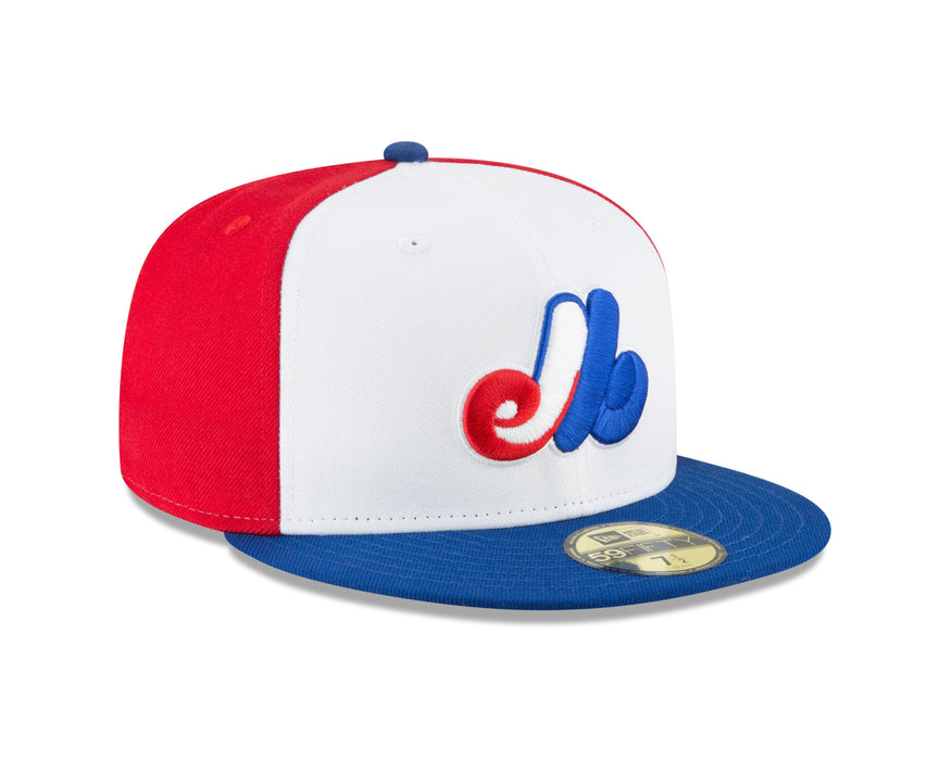 Montreal Expos MLB New Era Men's Tricolor 59Fifty Cooperstown Fitted H ...