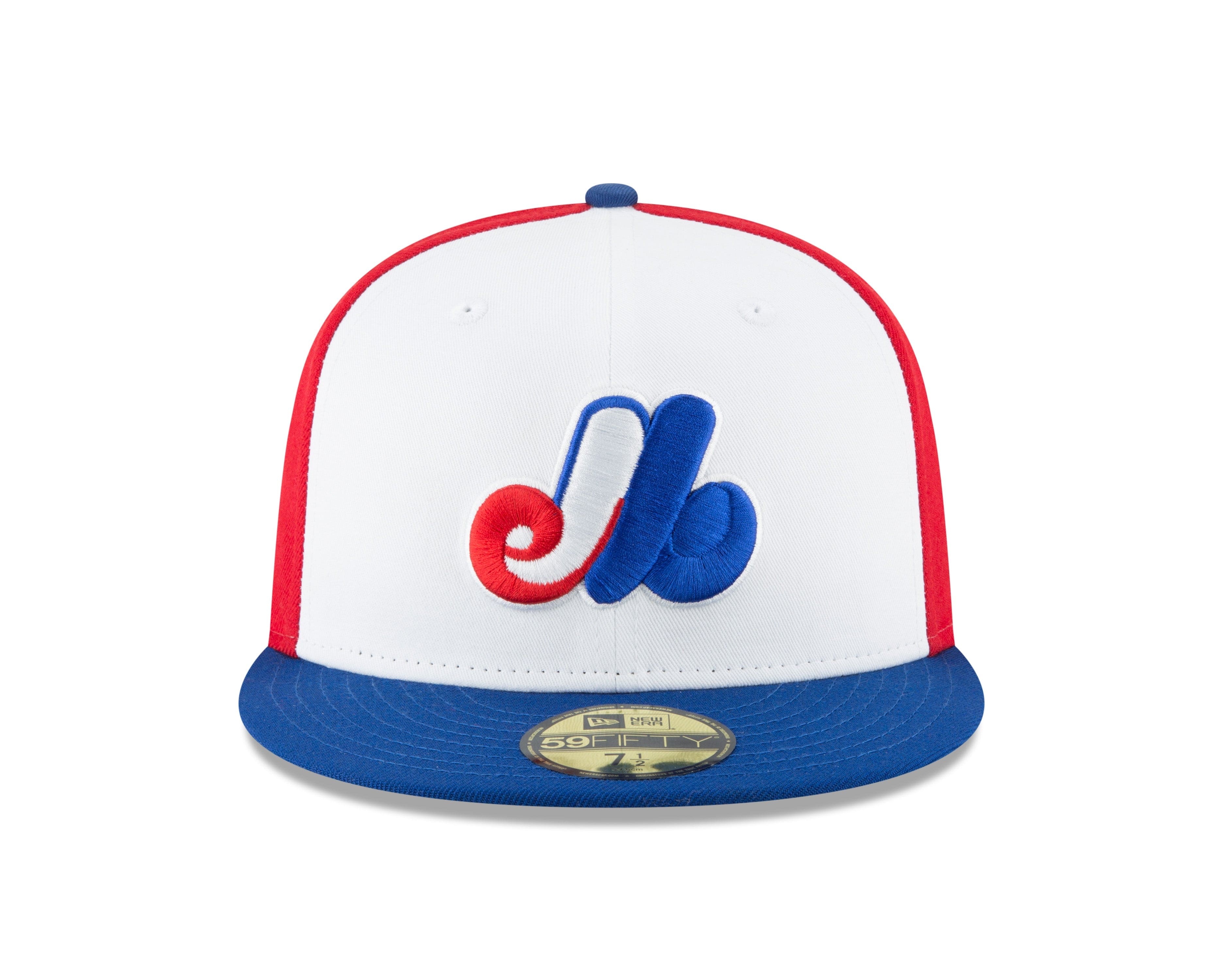 Montreal Expos MLB New Era Men's Tricolor 59Fifty Cooperstown Fitted Hat