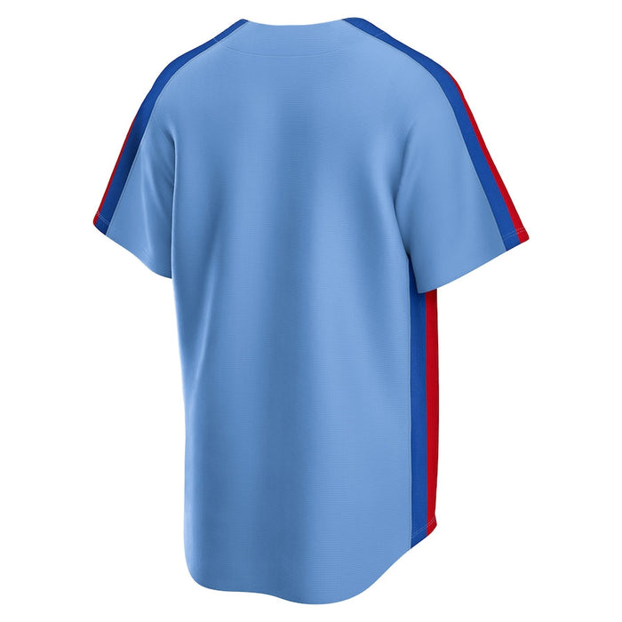 Montreal Expos MLB Nike Men's Powder Blue Cooperstown Replica Jersey —
