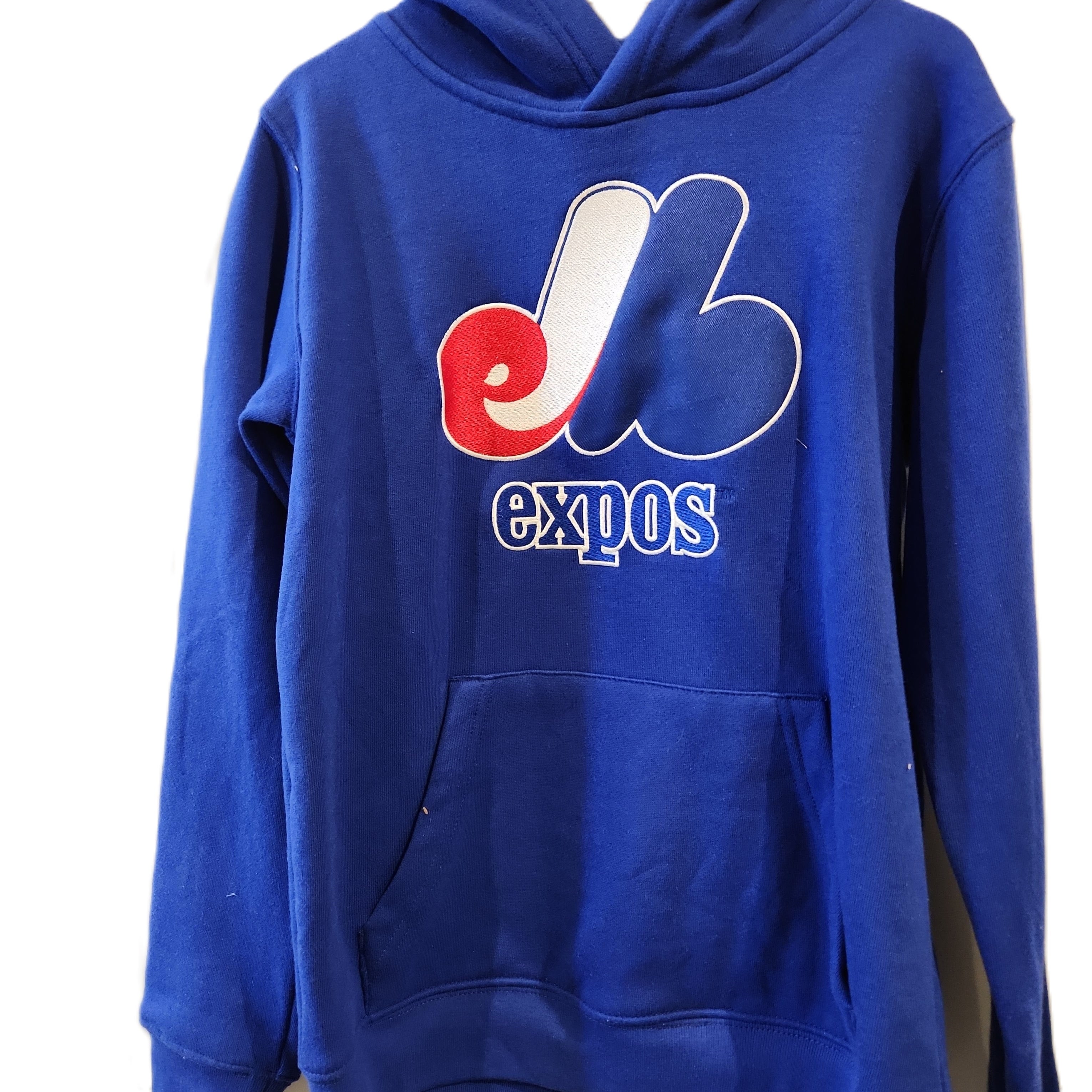 Montreal Expos MLB Outerstuff Youth Royal Blue Primary Logo Hoodie