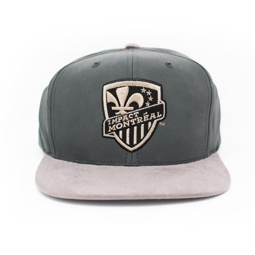 Montreal Impact MLS Mitchell & Ness Men's Melange Grey Buttery Snapback