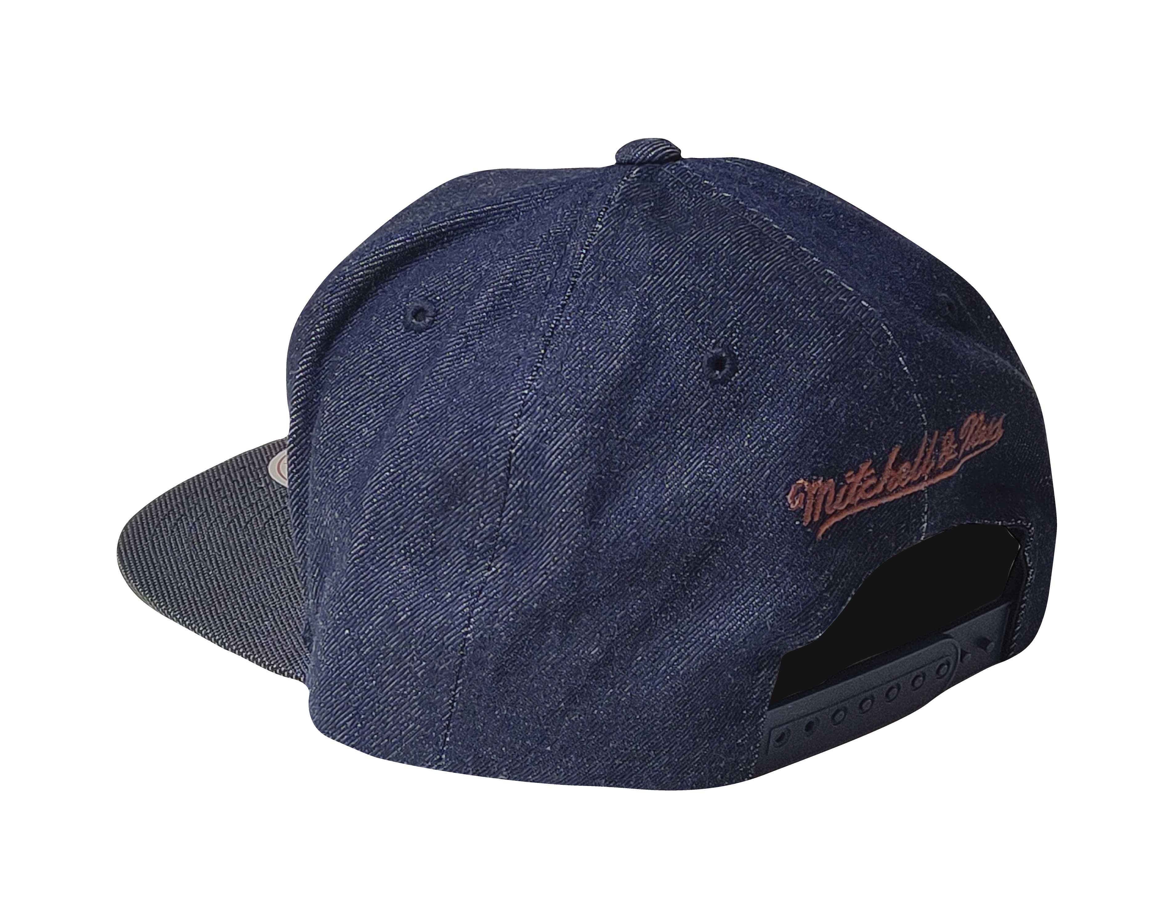 Montreal Impact MLS Mitchell & Ness Men's Navy Raw Denim Snapback