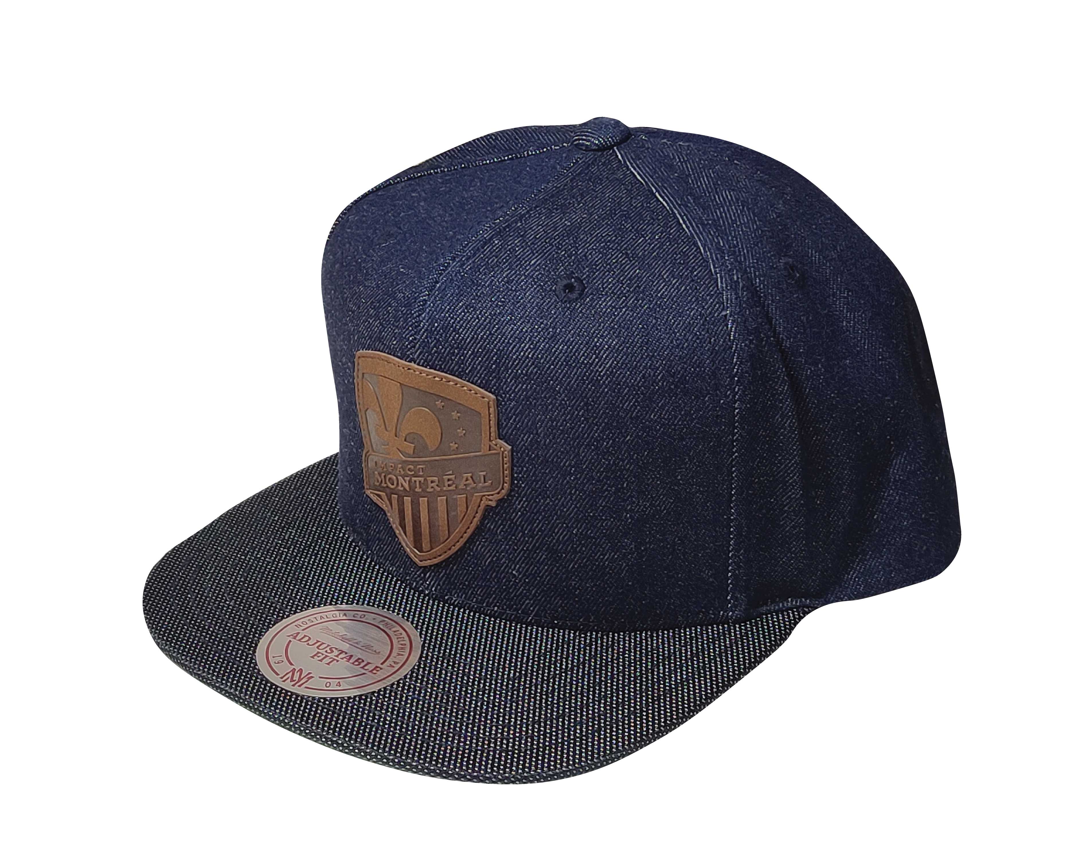 Montreal Impact MLS Mitchell & Ness Men's Navy Raw Denim Snapback