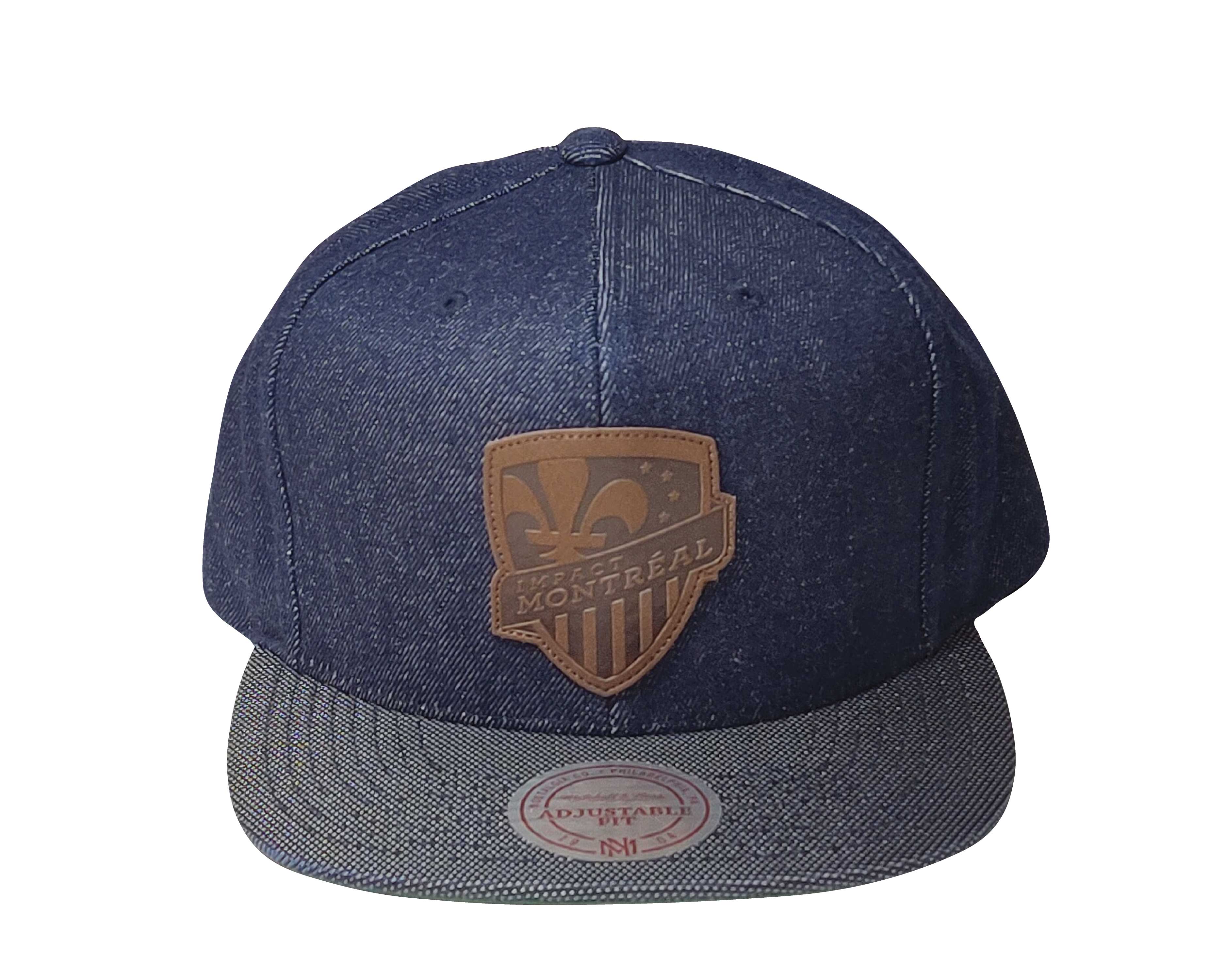 Montreal Impact MLS Mitchell & Ness Men's Navy Raw Denim Snapback