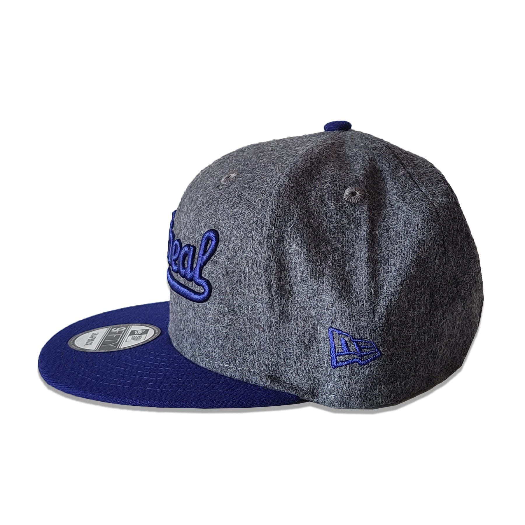 Montreal Royals New Era Men's Grey Melton 9Fifty Vintage Snapback