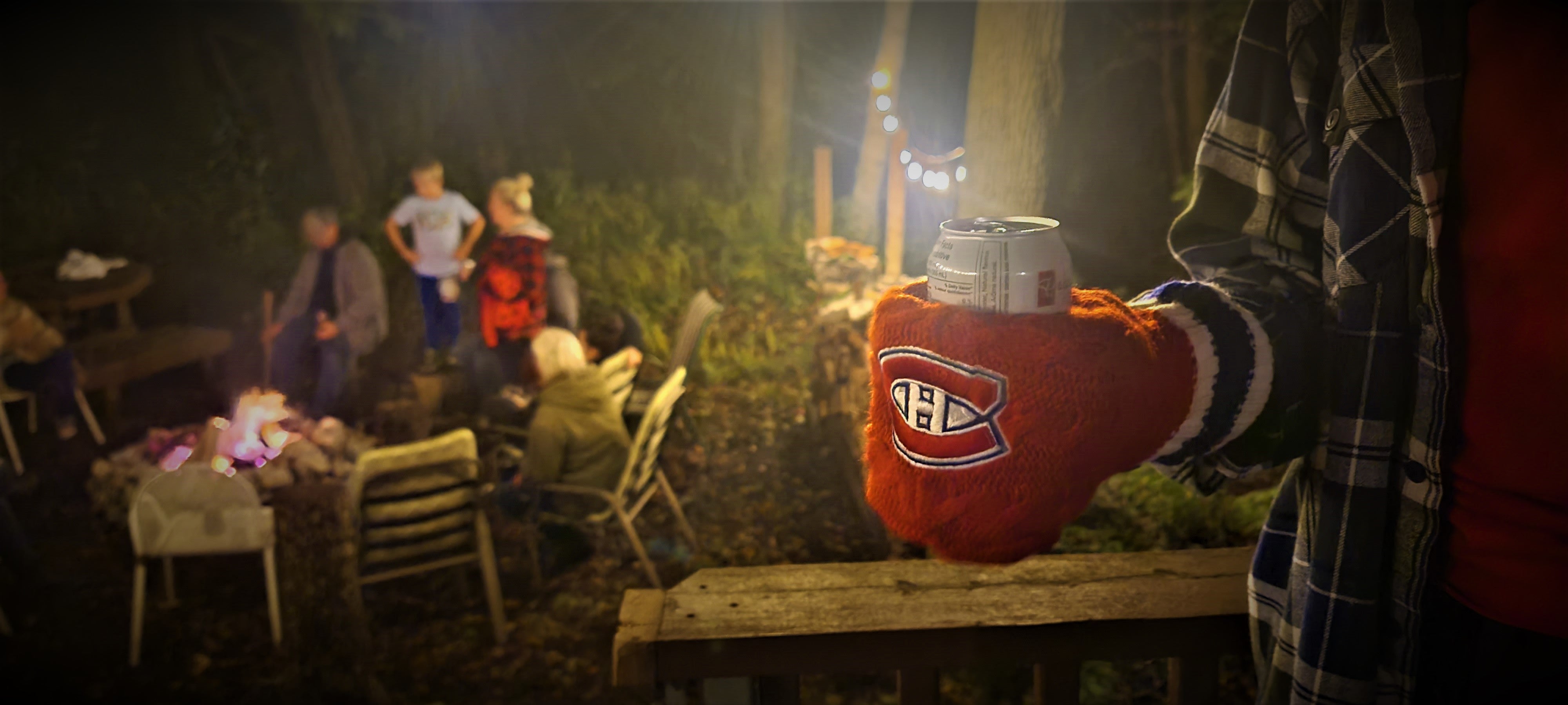 Montreal Canadiens NHL Hockey Sockey Red Koozie