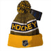 Nashville Predators NHL Outerstuff Youth Yellow Authentic Cuff Pom Knit Hat