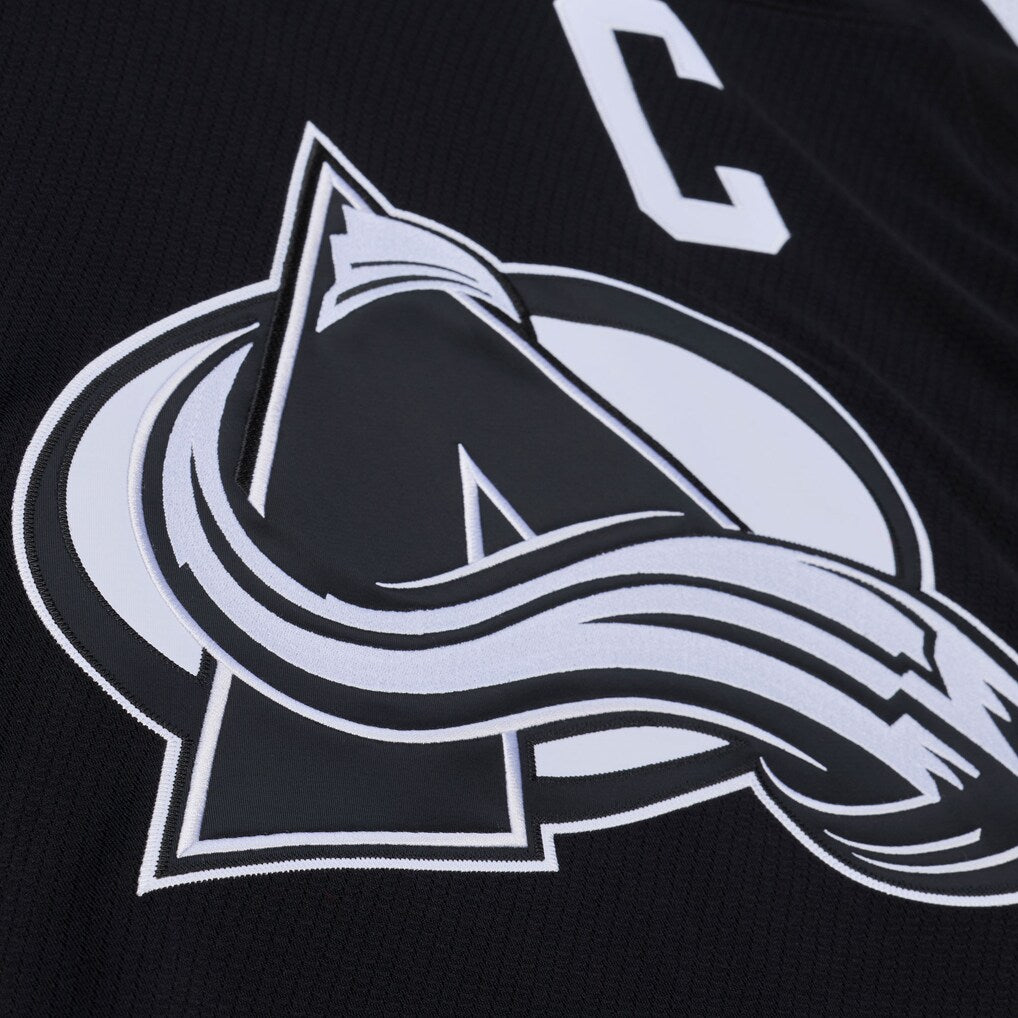 Maillot Authentique Power Play All-Star 2019 Mitchell & Ness Noir Homme Nathan MacKinnon Colorado Avalanche NHL