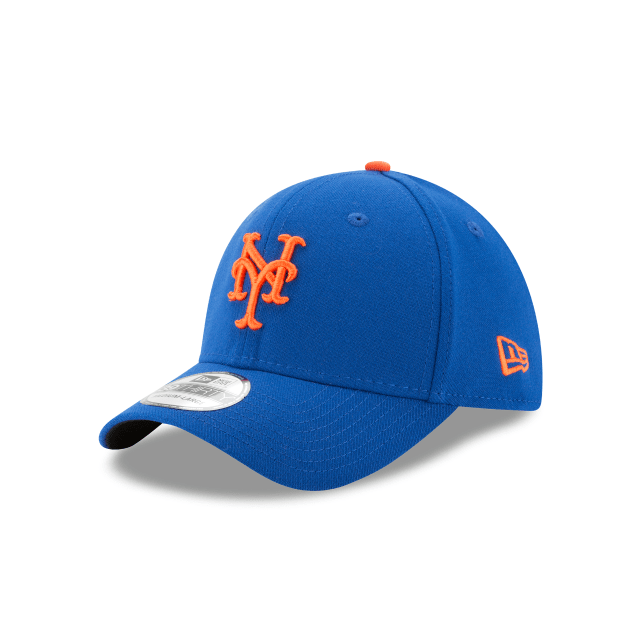 New York Mets MLB New Era Men's Blue 39Thirty Team Classic Stretch Fit Hat