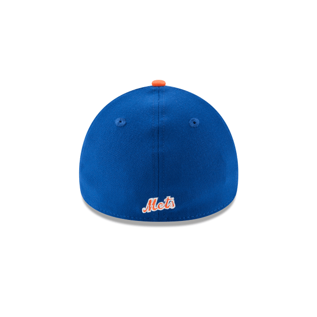 New York Mets MLB New Era Men's Blue 39Thirty Team Classic Stretch Fit Hat