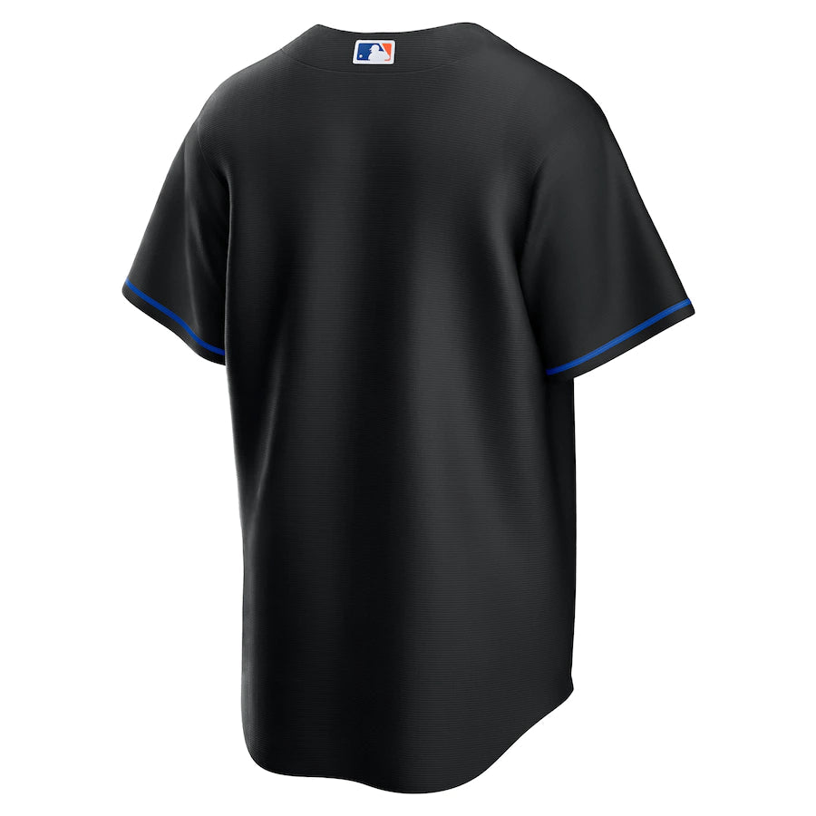 New York Mets MLB Nike Men's Black Alternate Replica Jersey