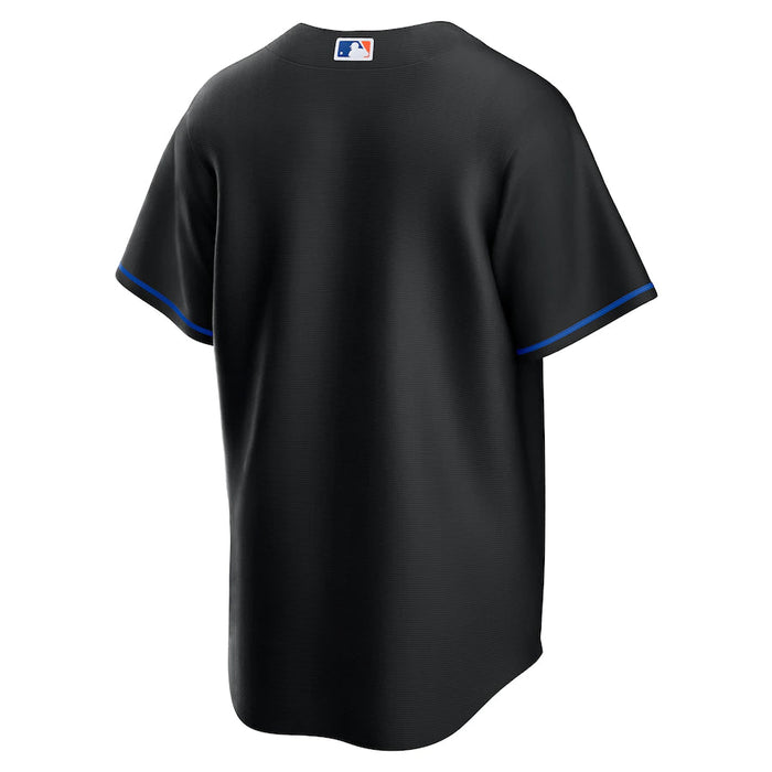 New York Mets MLB Nike Men's Black Alternate Replica Jersey —