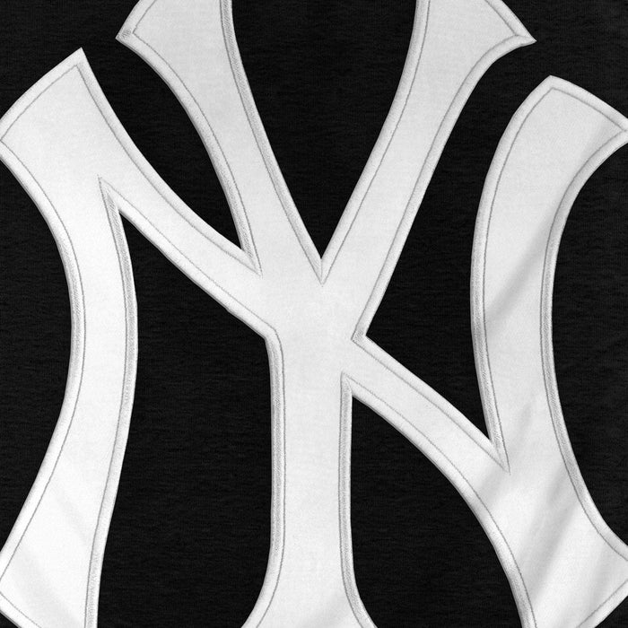 New York Yankees MLB Bulletin Men's Black Express Twill Logo Hoodie