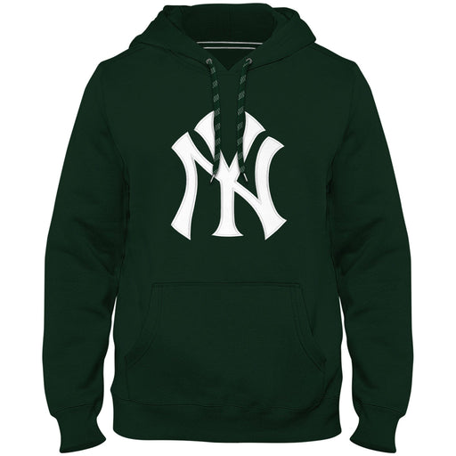 New York Yankees MLB Bulletin Men's Forest Green Express Twill Logo Hoodie