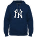 New York Yankees MLB Bulletin Men's Navy Express Twill Logo Hoodie