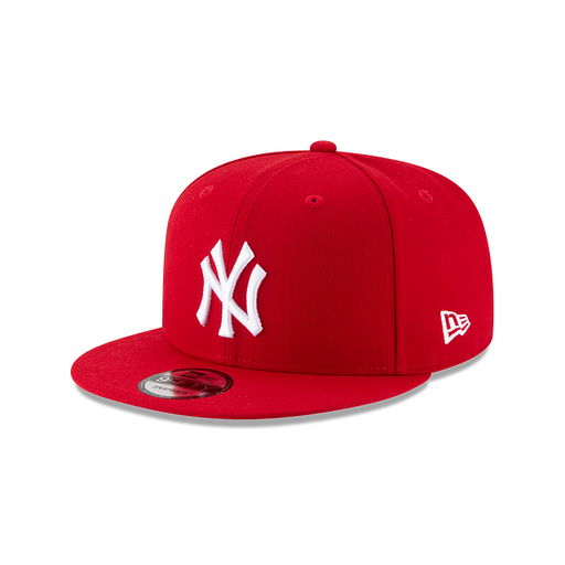 New York Yankees MLB New Era Men's Red 9Fifty Basic Snapback