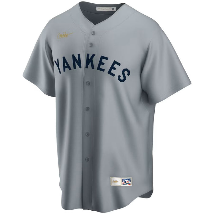 New York Yankees MLB Nike Men's Grey 1927 Cooperstown Replica Jersey —